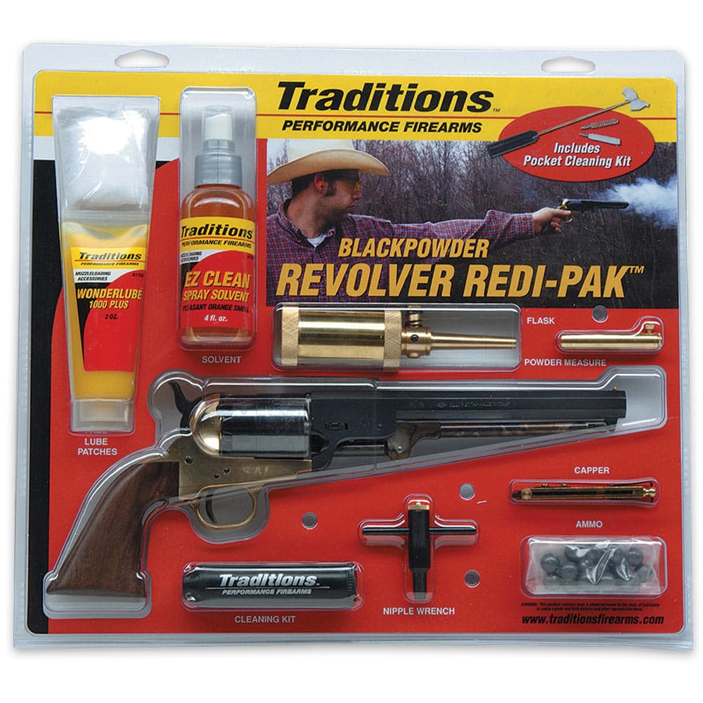 Traditions Firearms .44 1860 Army Black Powder Revolver - BUDK.com