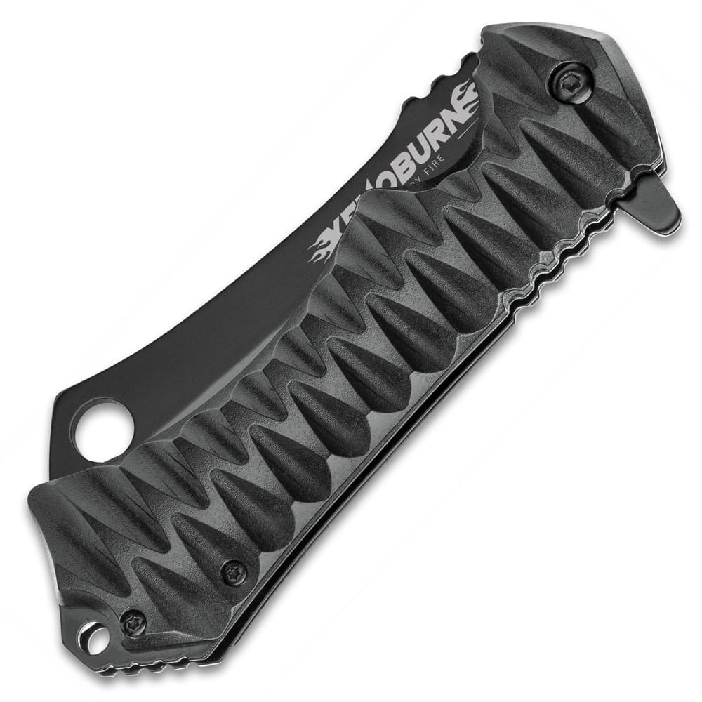 Tactical Cleaver - Assisted Opening Xenoburn | BUDK.com