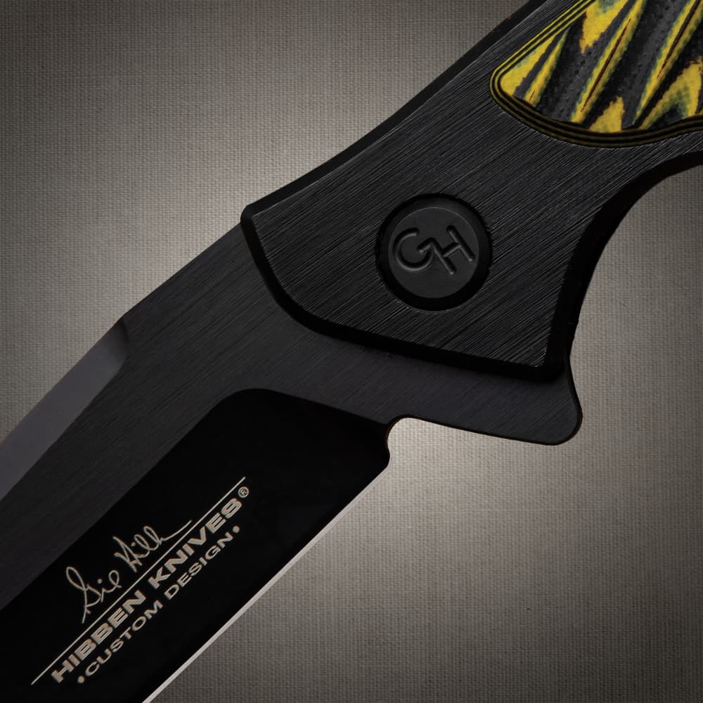 Hibben Yellow Jacket Whirlwind Pocket Knife | 3 1/4