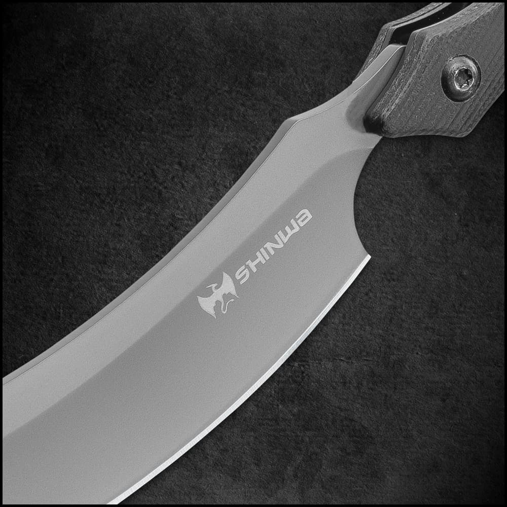 Shinwa Kamisori Folding Razor Knife – Stainless Steel Blade, Grey