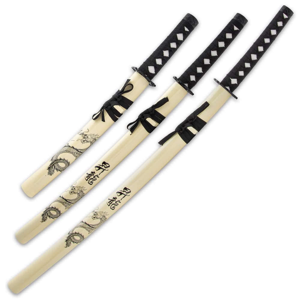 Kojiro Black Dragon Three-Piece Sword Set