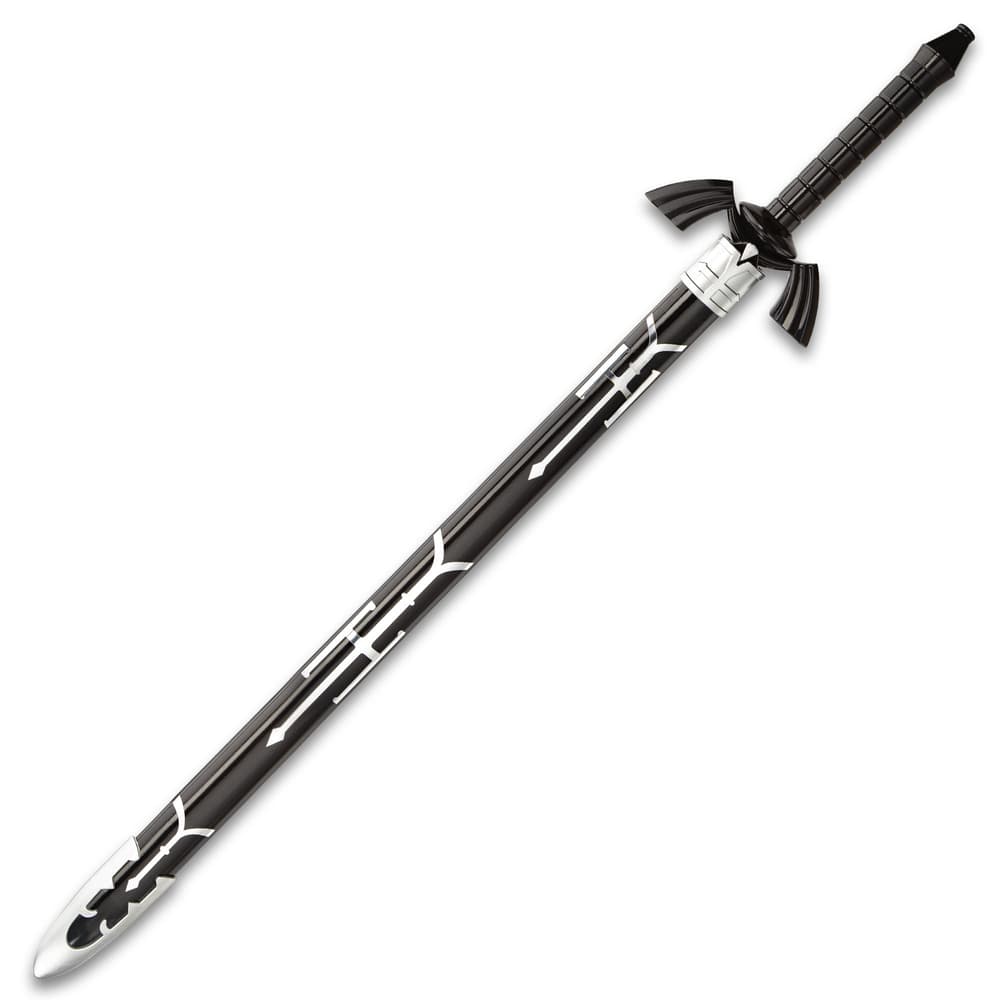 Black Zelda Sword And Scabbard Stainless Steel