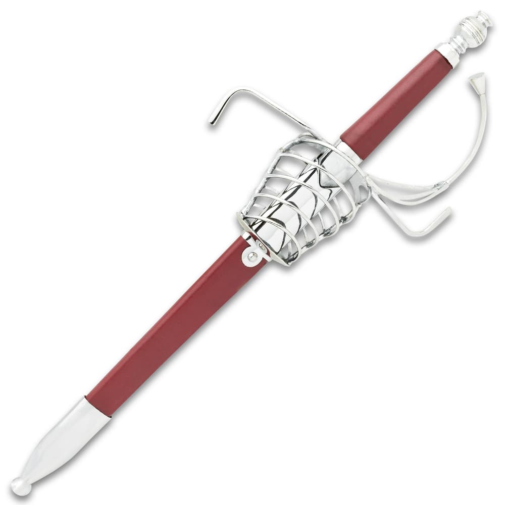 The mini rapier sheathed in its scabbard image number 1