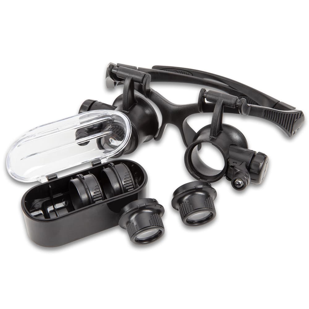 Illuminated Hands Free Dual Loupe With Case