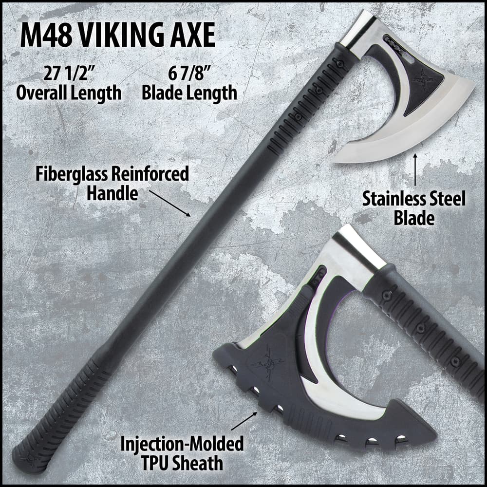 Viking Axe バイキングの斧 Amazon.co.jp: Viking Axe 高炭素鋼ブレード 手鍛造ハンティング
