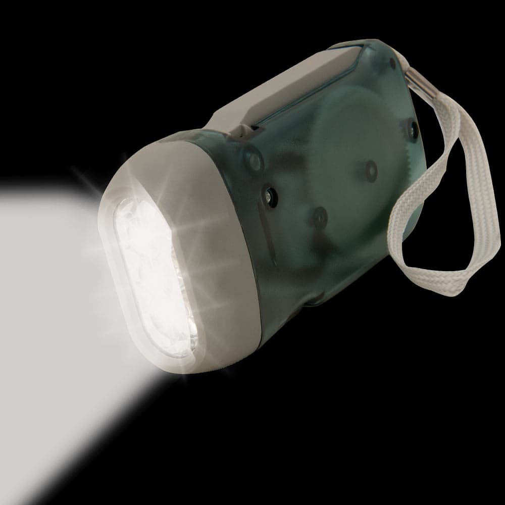 Wind Up Flashlight SE 3 LED Dynamo Powered Flashlight - FL5052LL ...