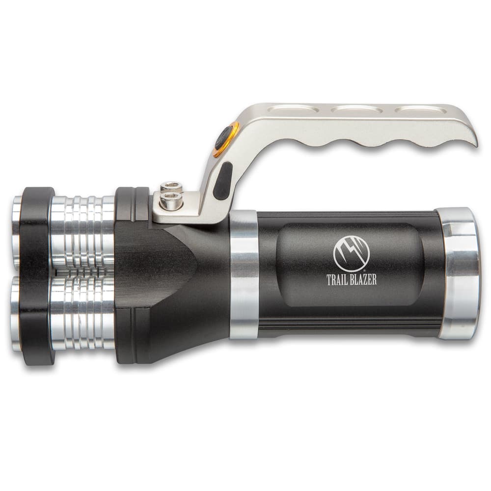 blazeray flashlight with rechargeable battery and case Trailblazer Flashlight with Super Bright White Lights