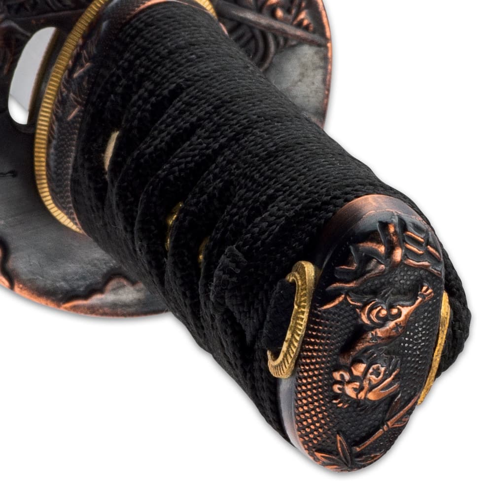 Kojiro Ebony Tanto Sword And Scabbard 1045