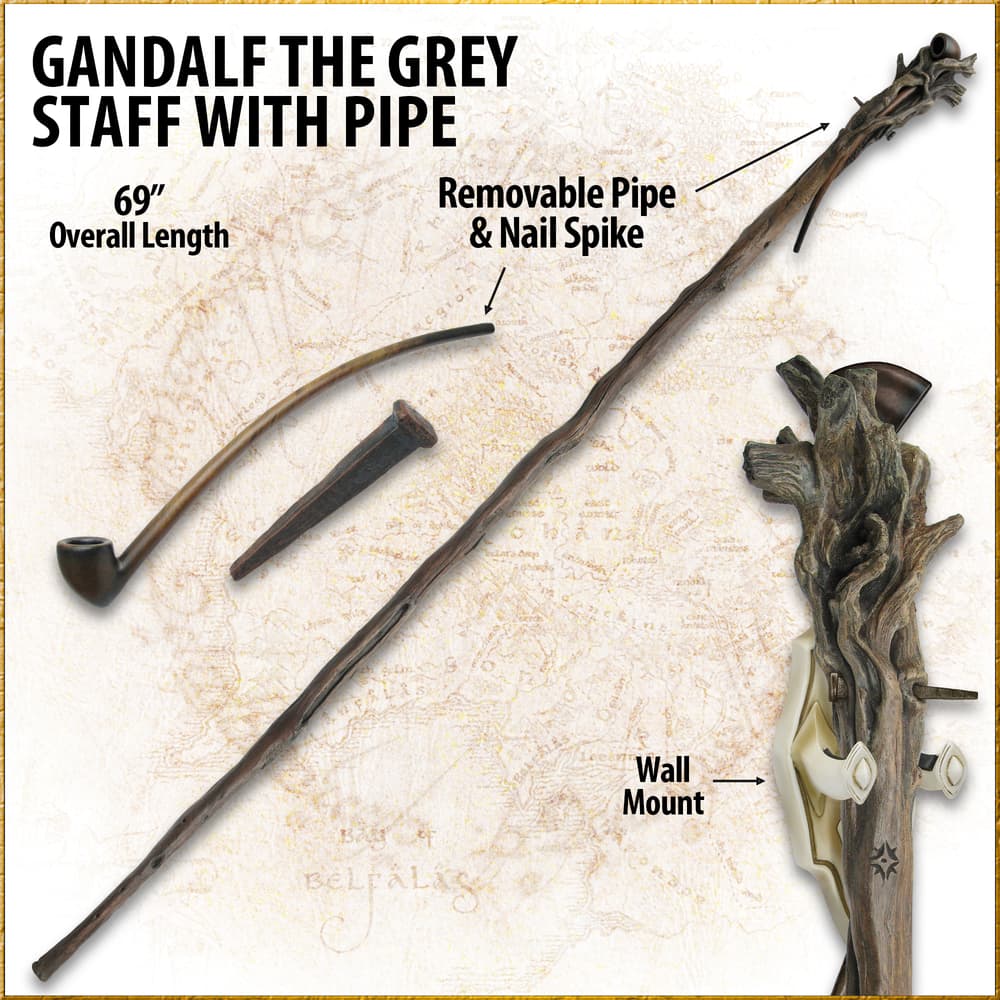 Gandalf The Grey Pipe German Imported Lord Of The Rings Gandalf Grey