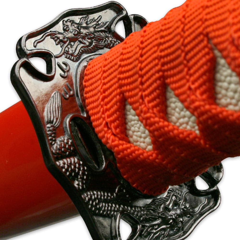 Red Dragon Three Piece Imperial Samurai Sword