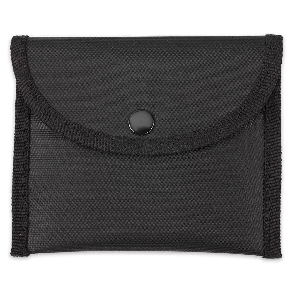 On Target Twin Six-Pointed Throwing Star Set w/ Pouch - BUDK.com