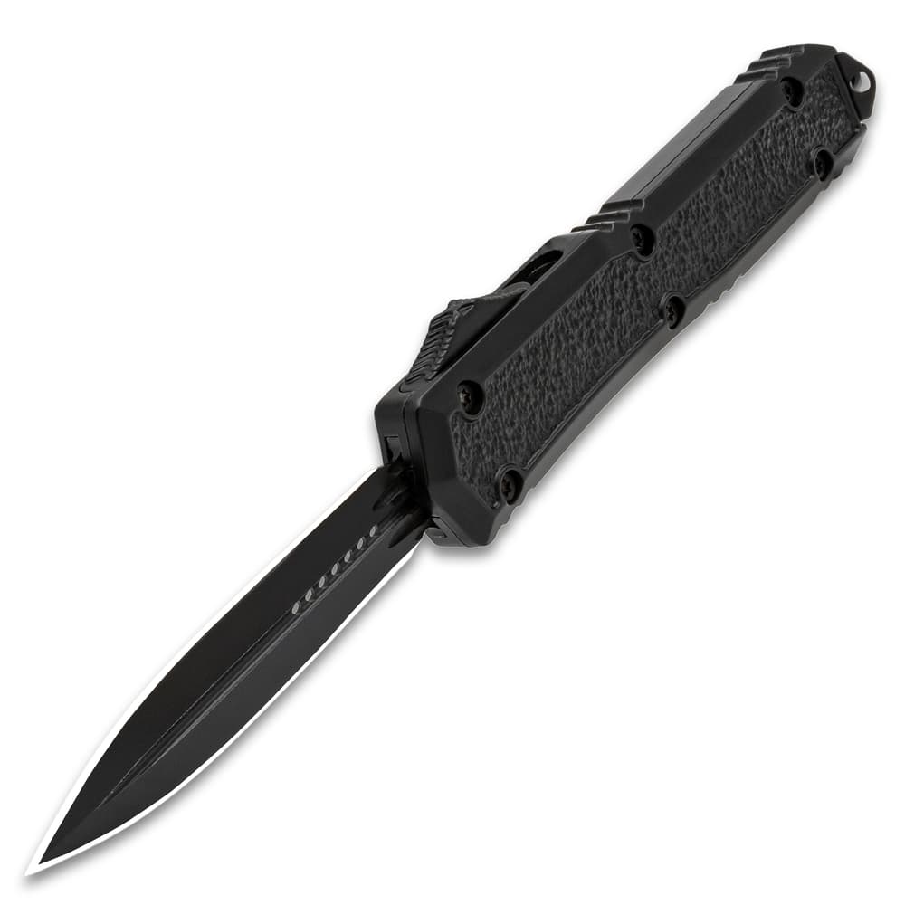 Black Dagger OTF Knife With Pouch