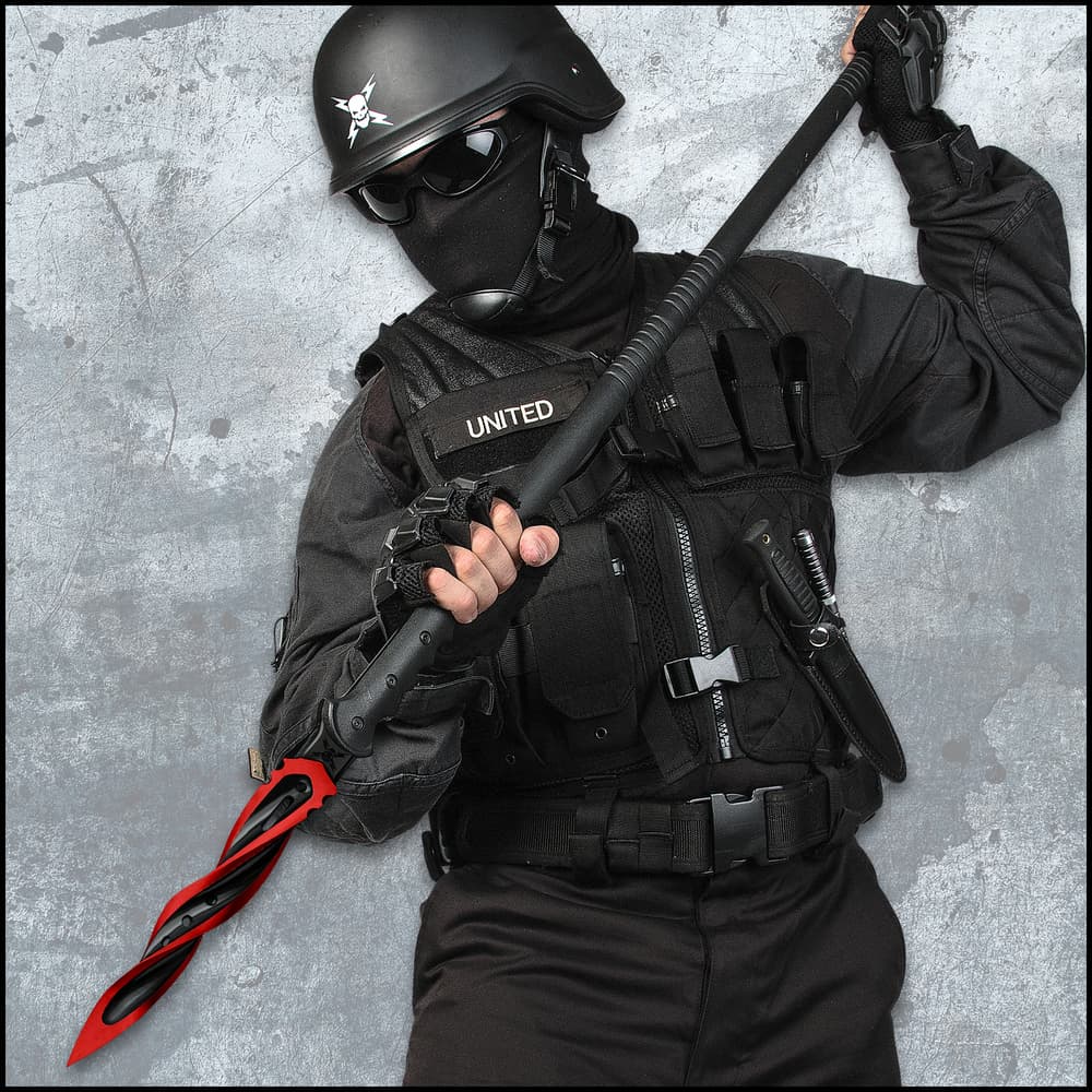 M48 Cardinal Sin Cyclone Spear With Vortec Sheath – Cast Stainless