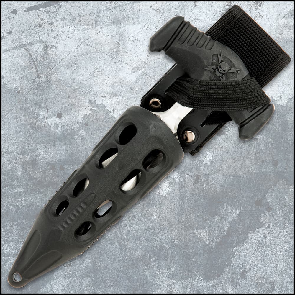 M48 Cyclone Push Dagger And Sheath – 2Cr13 Cast Stainless Steel