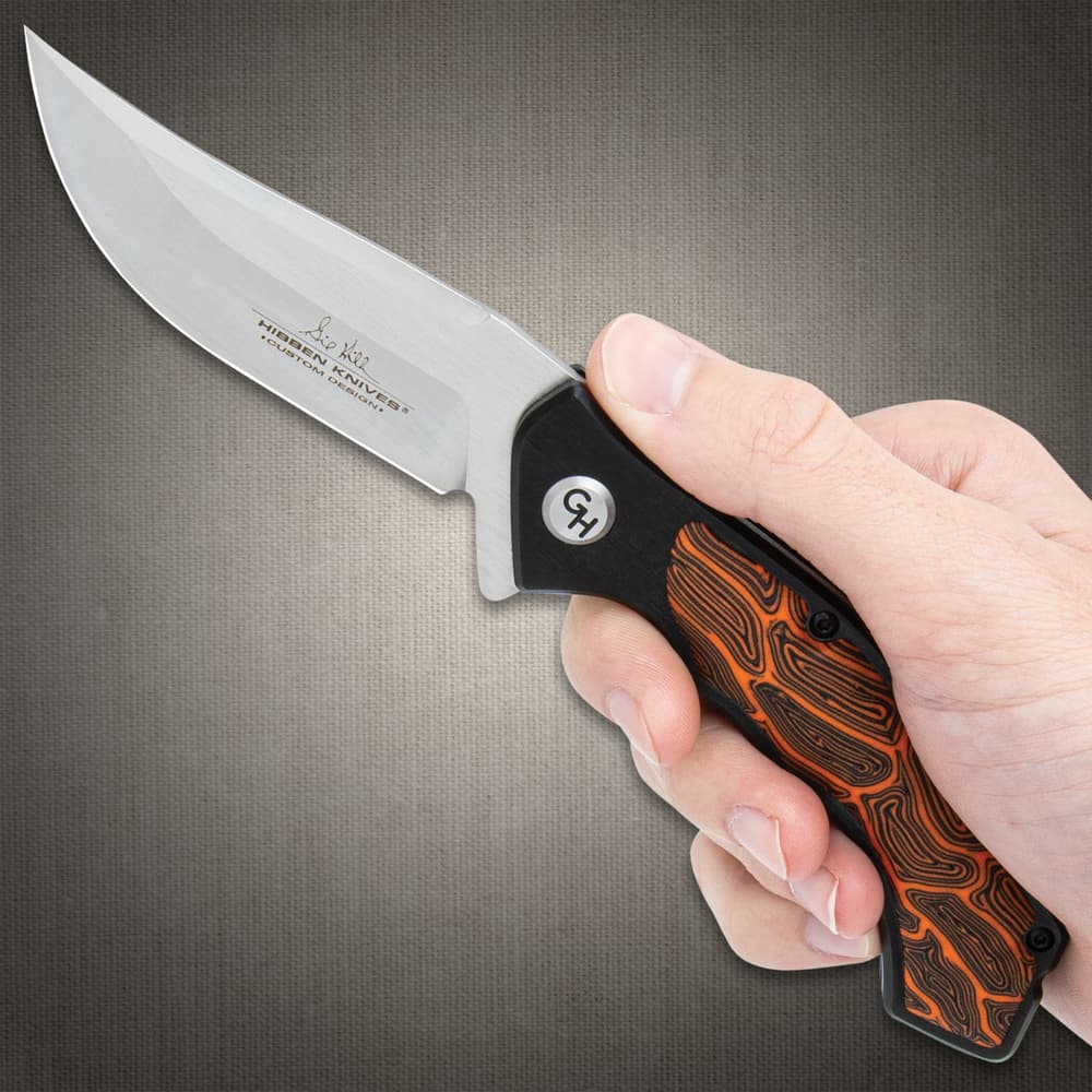 Hibben HellFyre Whirlwind Pocket Knife - 7Cr17 Stainless Steel