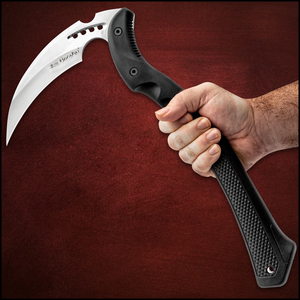 kama Honshu Karito Kama With Sheath – 7Cr13 Stainless Steel, Injection