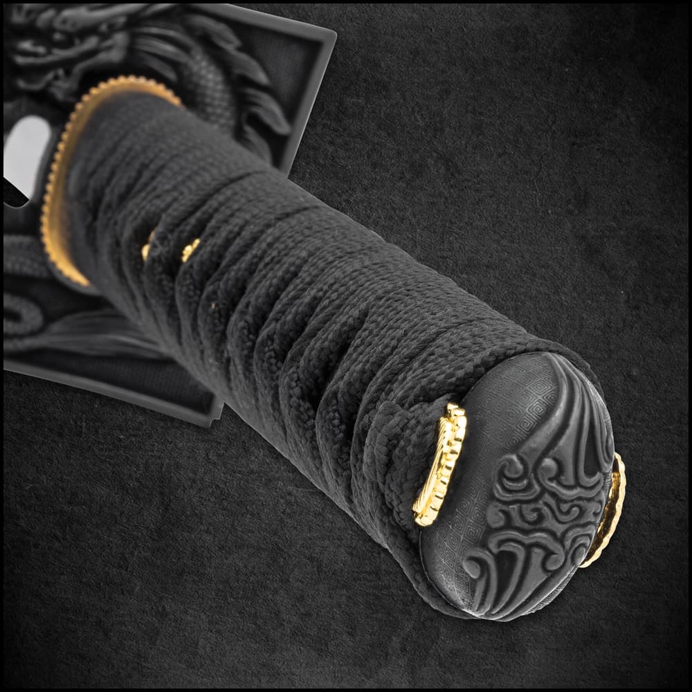 Shinwa Black Knight 3-Piece Sword Set - Handmade Katana, Wakizashi
