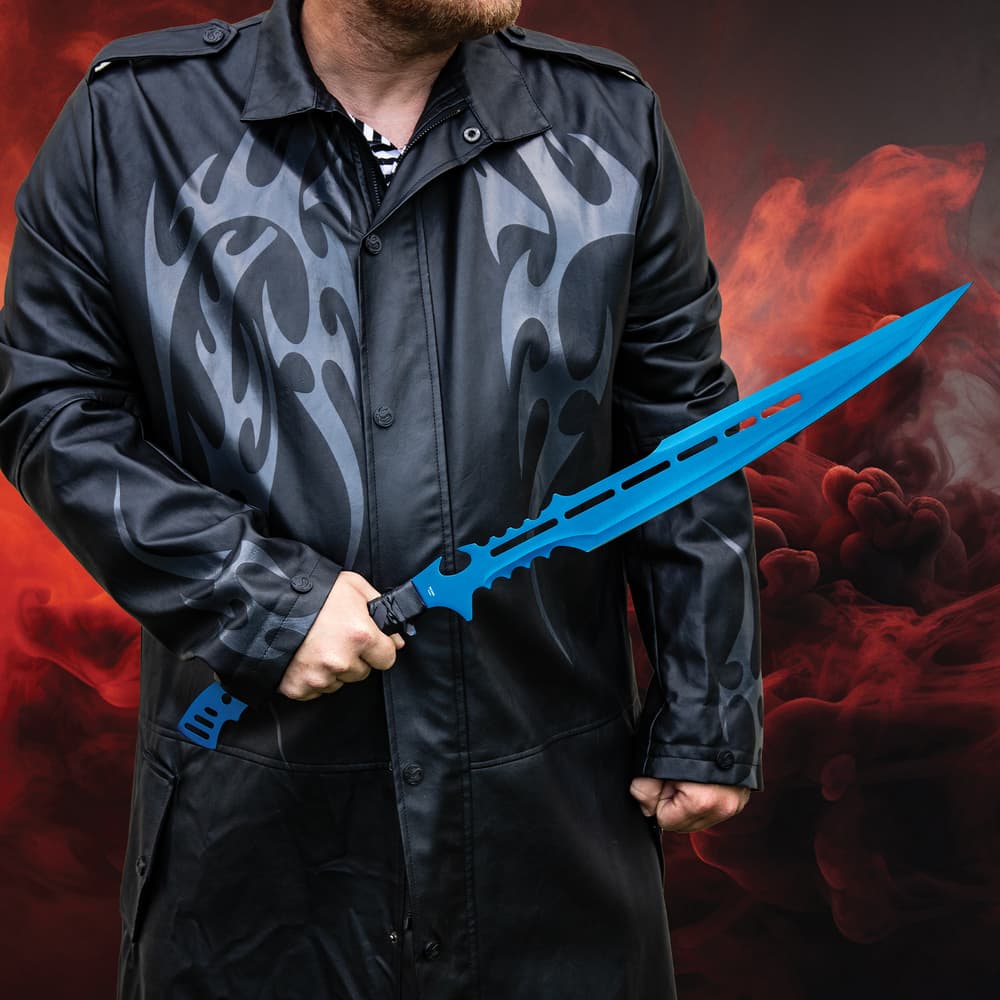 Blue Guardian Fantasy Sword With Sheath