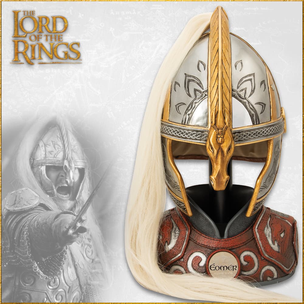 The Helm of Eomer shown with display stand image number 0