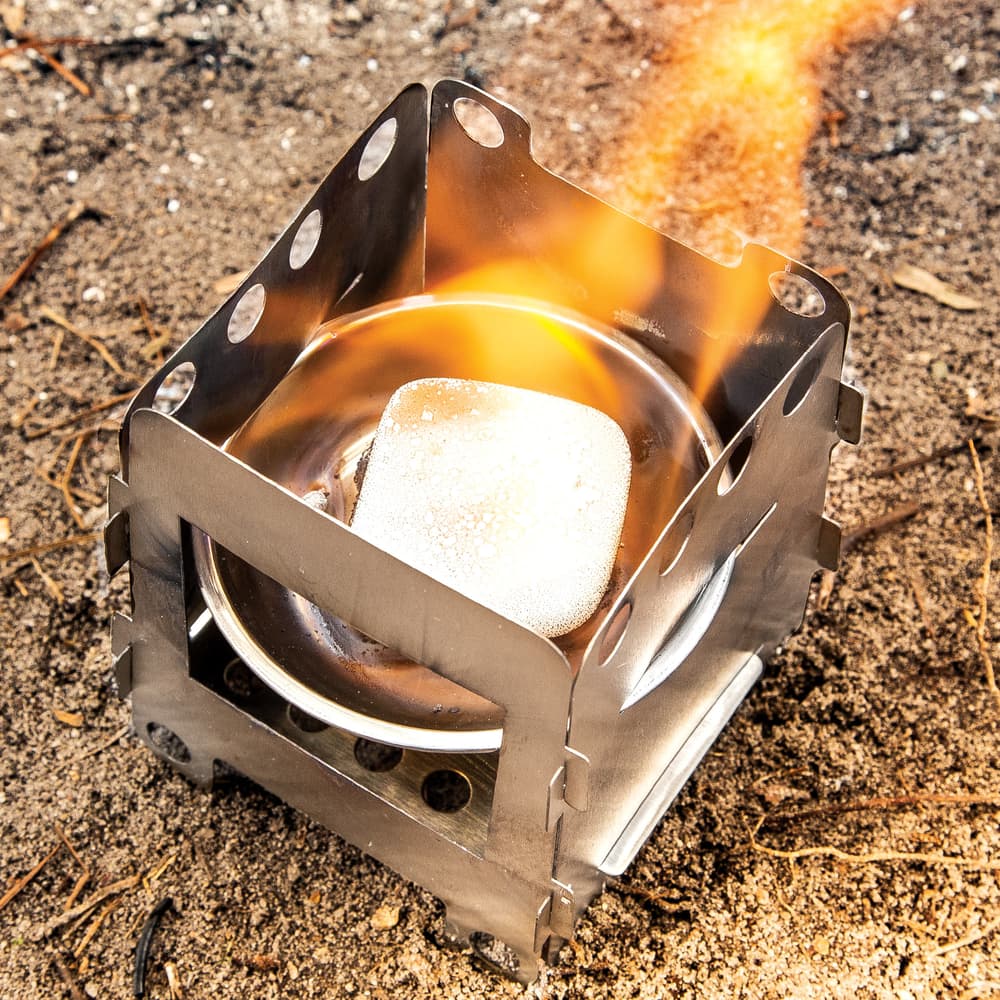 Trailblazer Ultralight Folding Camp Stove | 5 oz Weight