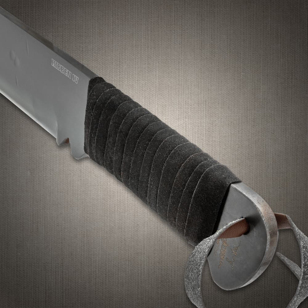 Gil Hibben IV Machete Knife with Leather Sheath Gil Hibben IV Machete Knife with Leather Sheath