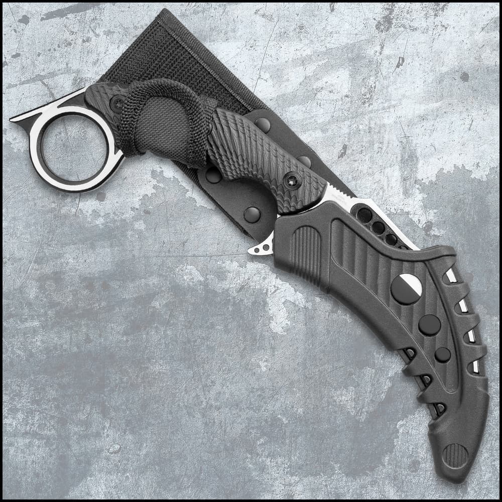 M48 Liberator Falcon Karambit Knife And Sheath – Cast Stainless