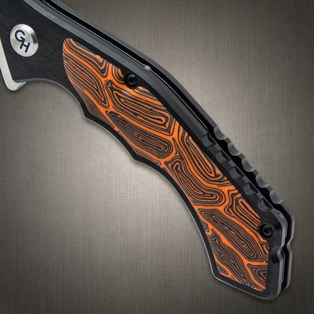 Hibben HellFyre Whirlwind Pocket Knife - 7Cr17 Stainless Steel