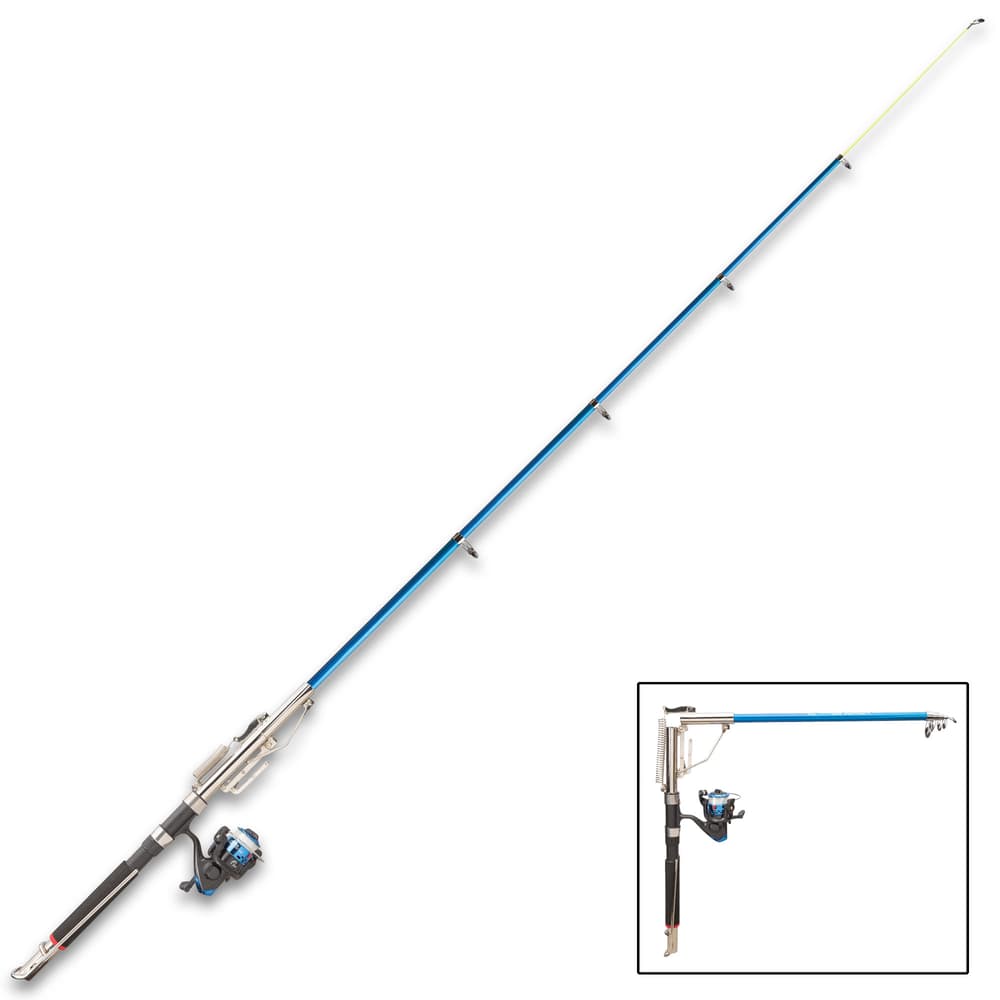 Automatic Telescoping Fishing Rod And Reel Metal Automatic Telescoping Fishing Rod And Reel Metal