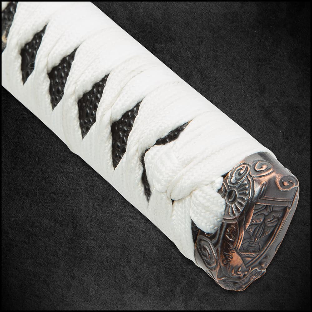 Shinwa White Knight Black Damascus Sword