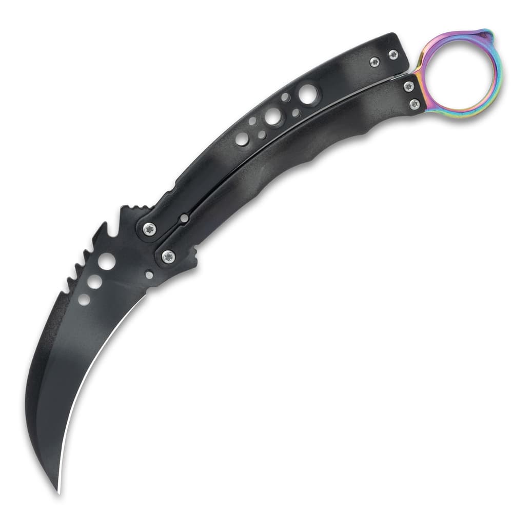 Black Hawk Karambit Butterfly Knife Stainless Steel, image size:1000x1000