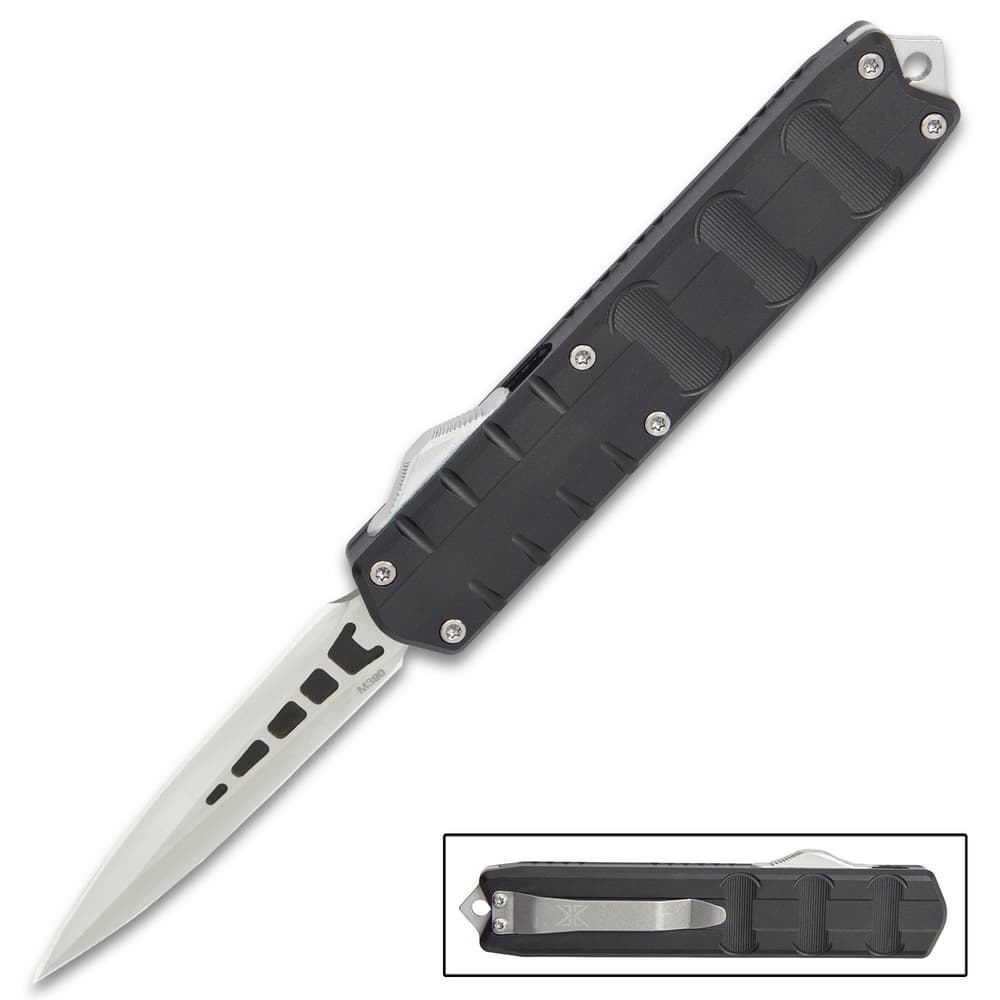 Hendrix Triton Dagger Knife – M390 Switchblade | BUDK.com