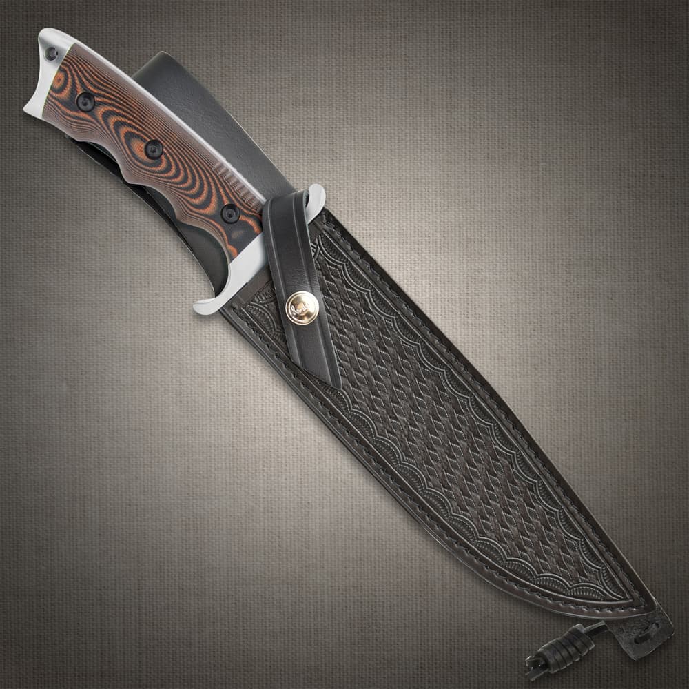 Hibben Tundra Toothpick Knife And Sheath – 420 Stainless Steel
