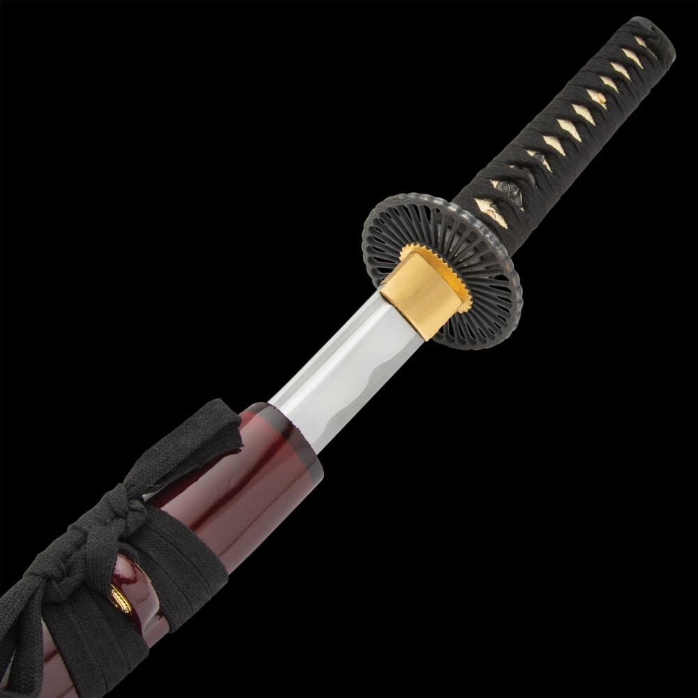 Kojiro Crimson Hand-Forged Katana Set & Stand