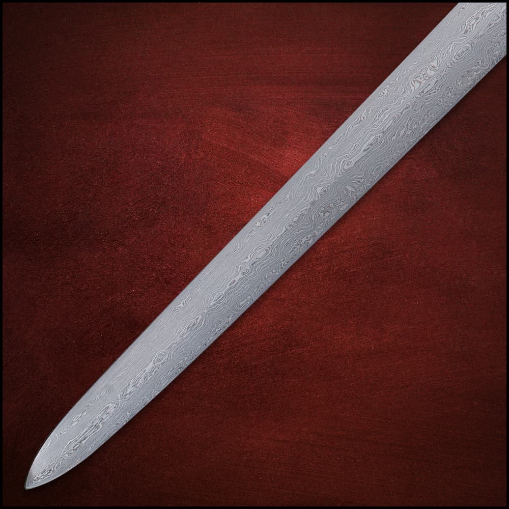 Honshu Damascus Broadsword With Sheath – Damascus Steel