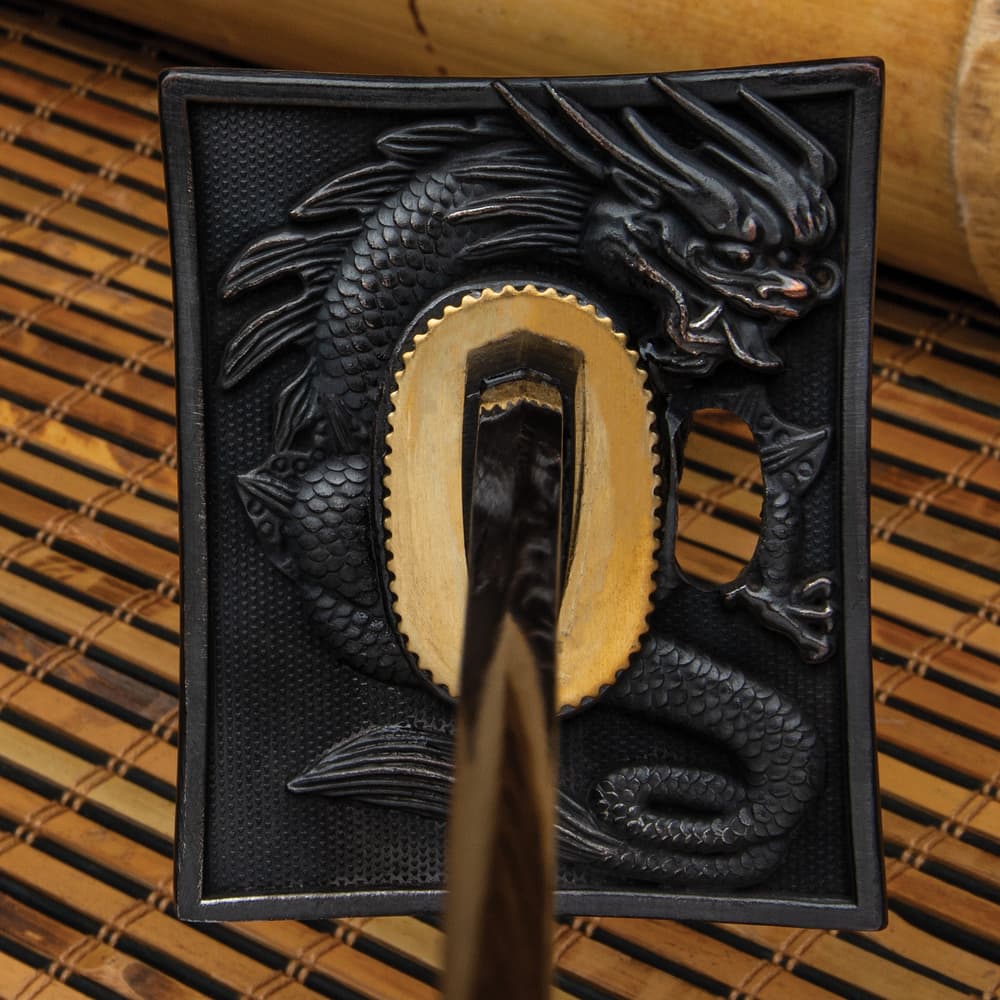 Shinwa Black Knight Katana - Handmade with Damascus Steel