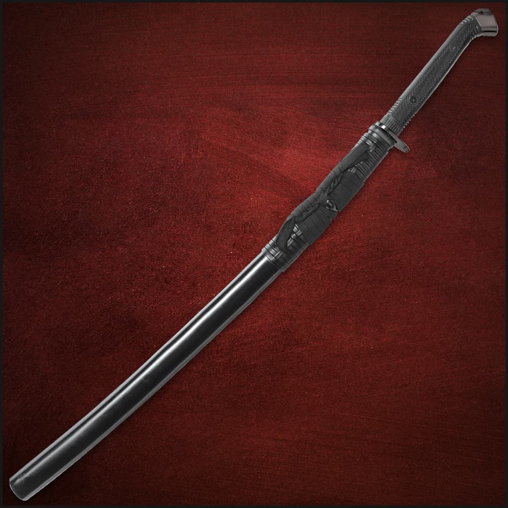 Honshu Boshin HellFyre Damascus Katana (Handmade) - BUDK.com