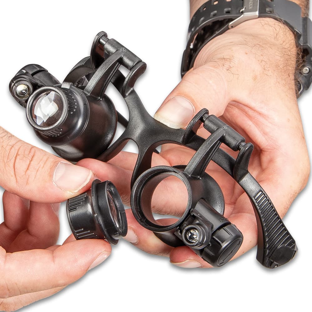 Illuminated Hands Free Dual Loupe With Case