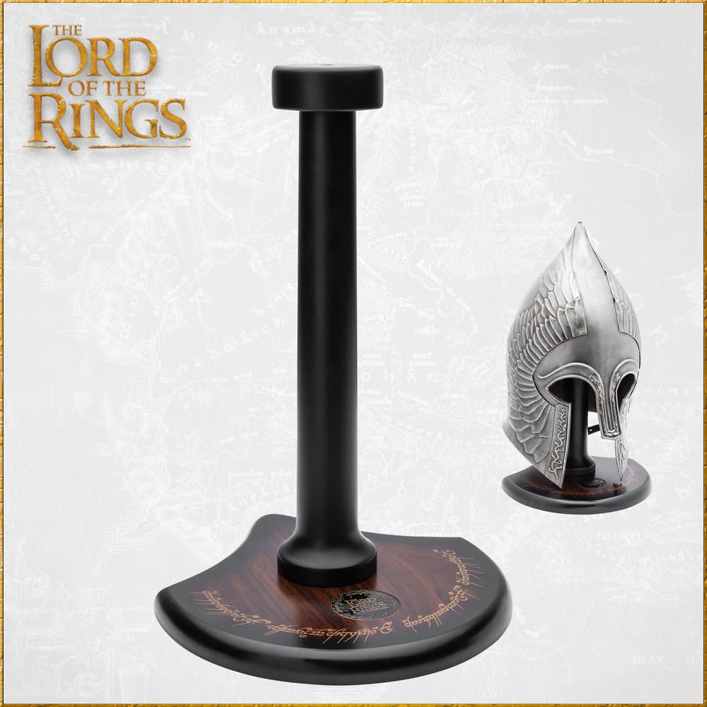 The Lord of the Rings Display Stand shown by itself and in use image number 0