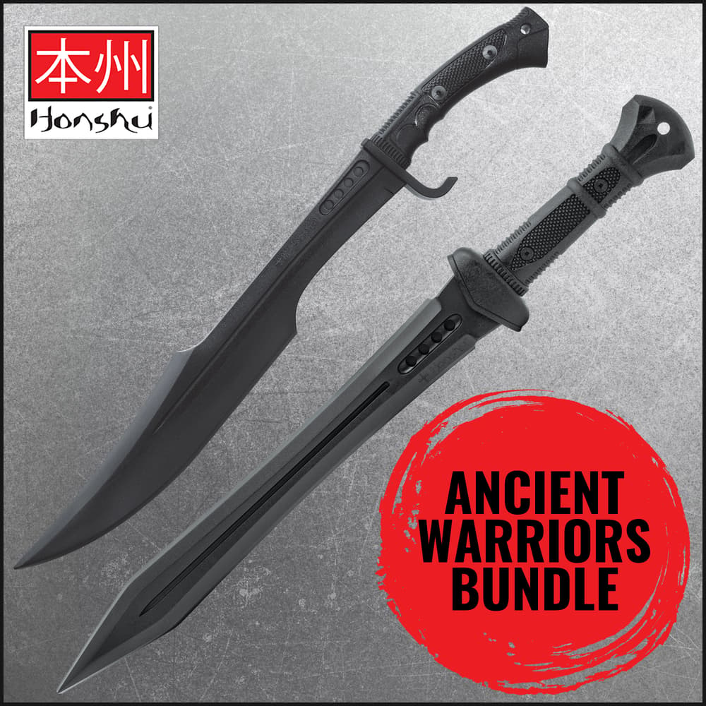 Full image of the Honshu Spartan and Gladiator Training Swords in the Ancient Warriors Bundle. image number 0