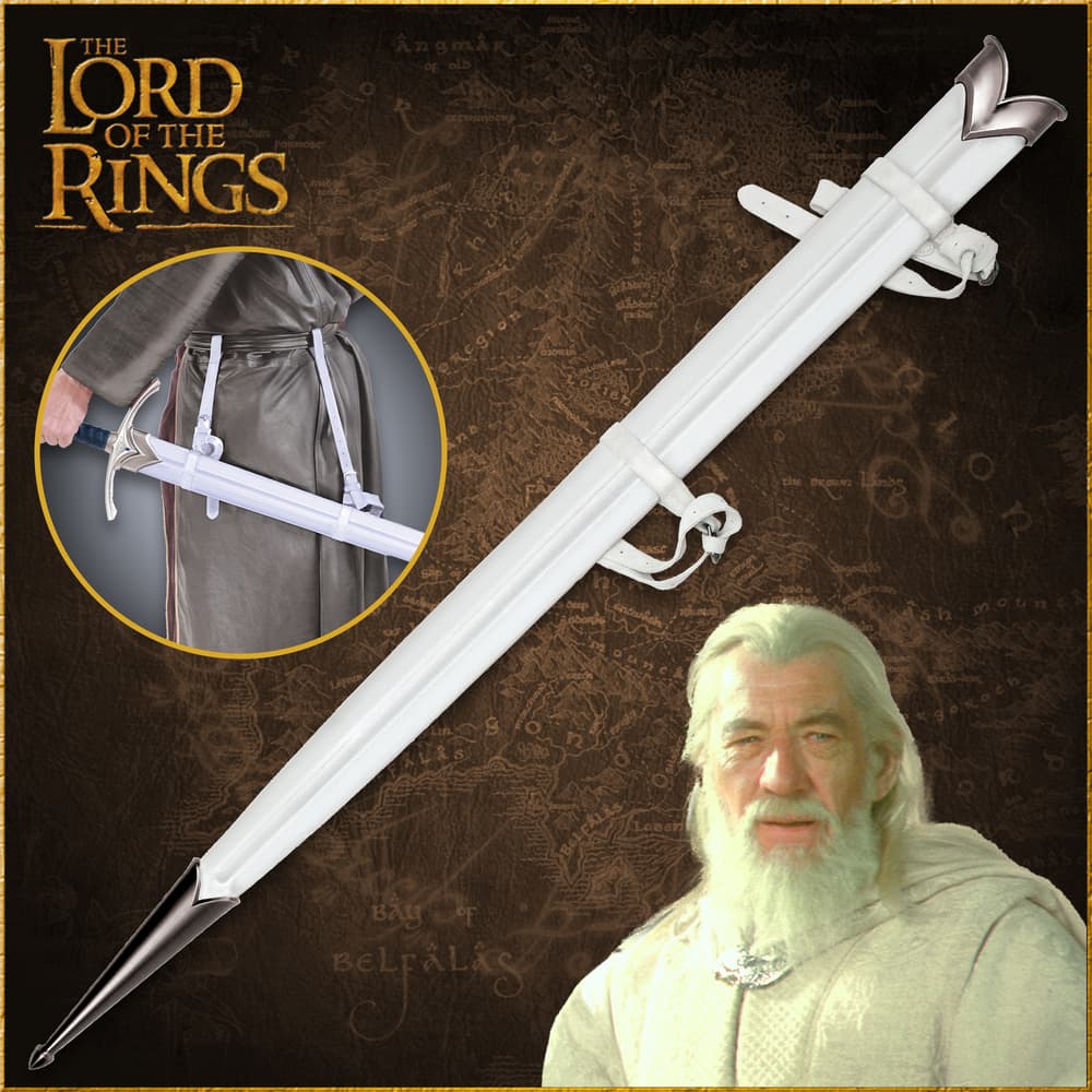 Lord of the Rings Glamdring White Scabbard image number 0