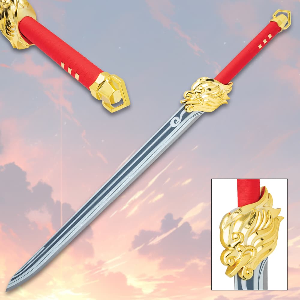 Full image of the Genshin Impact Lions Roar Sword. image number 0