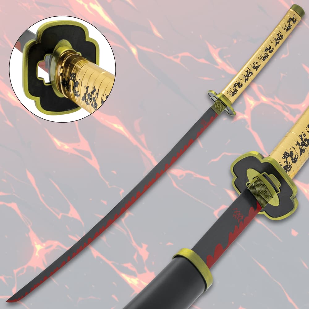 Yorichis Solar Blade Demon Slayer Sword and details image number 0