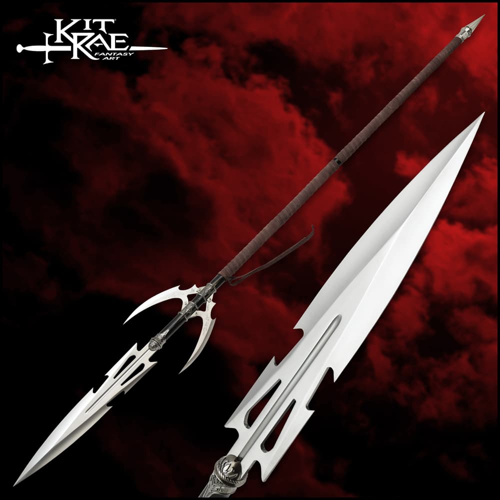 Crafted by master fantasy weapon designer, Kit Rae, the Allaxdrow is the mate of the Ellexdrow spear image number 0