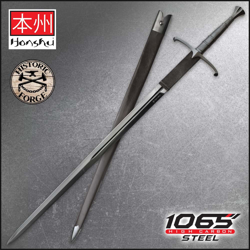 The Honshu Historic Black Claymore is 57” overall and comes with a scabbard image number 0