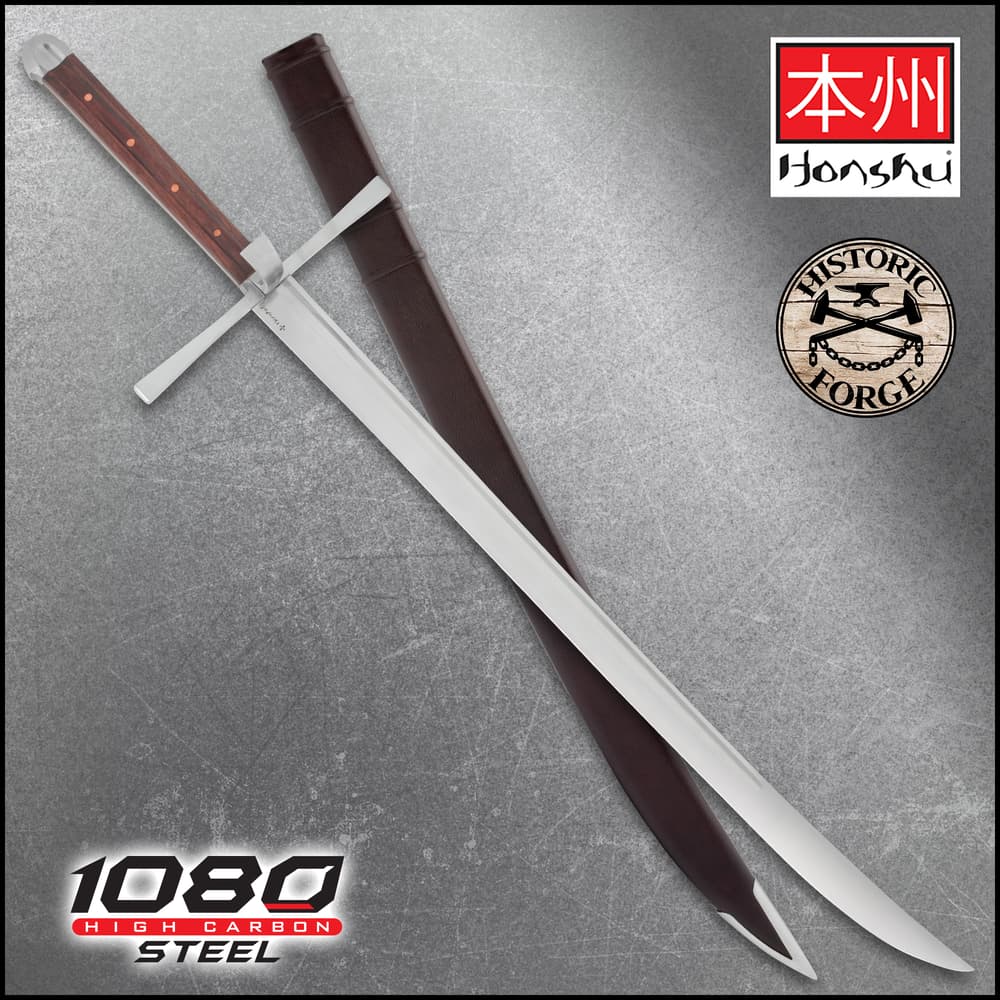 The Honshu Historic Forge Kreigsmesser Sword and Scabbard. image number 0