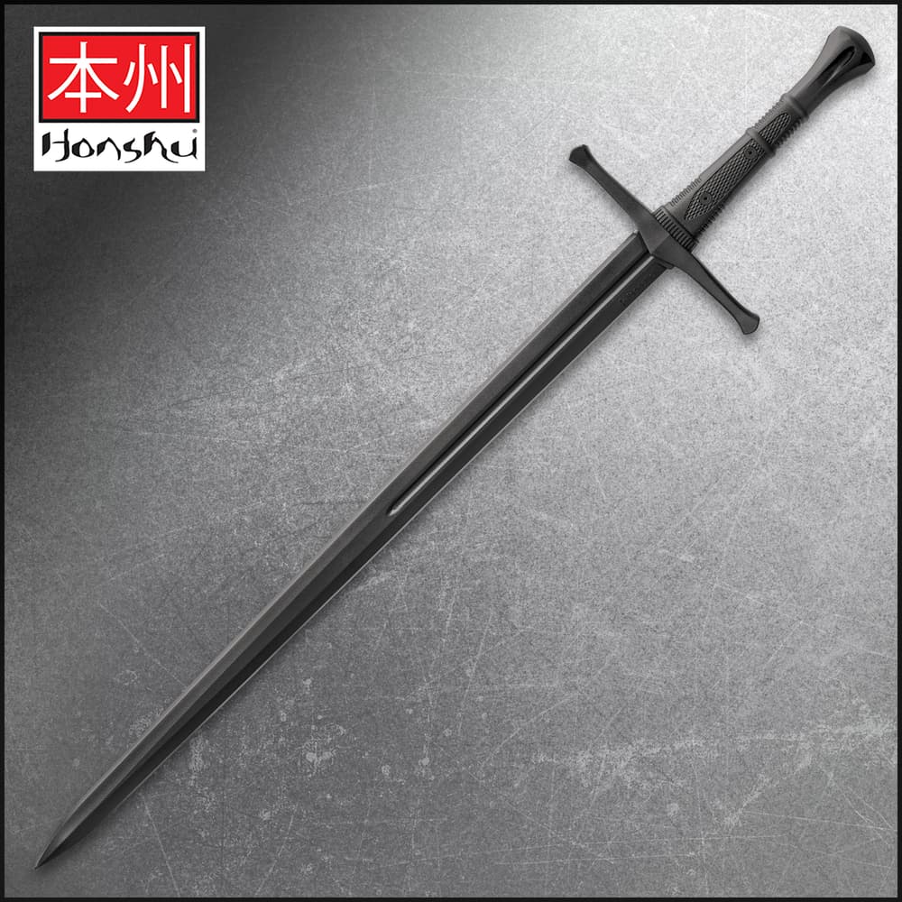 Honshu Practice Broadsword - Polypropylene Construction, Textured Handle, Mimics Real Broadsword, For Training - Length 43 1/2” image number 0