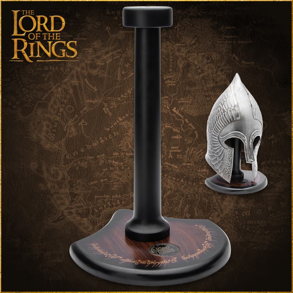 The Lord of the Rings Display Stand shown by itself and in use image number 0