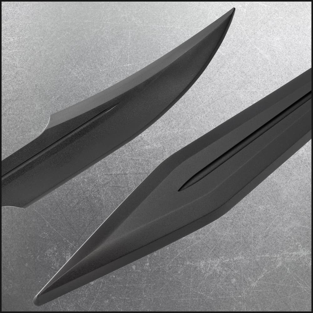 Close up image of the blades on the training swords in the Ancient Warriors Bundle. image number 1