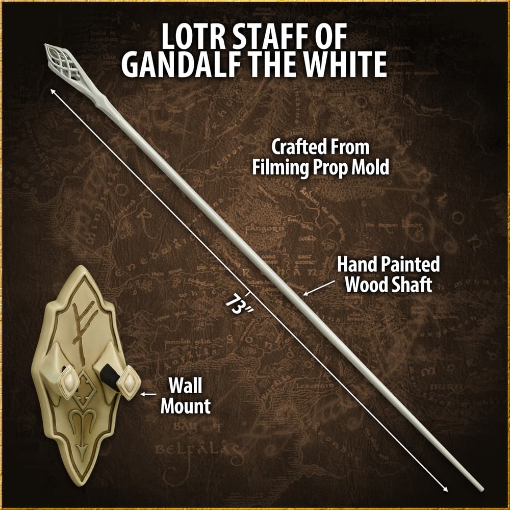 Lord of the Rings Staff of Gandalf the White image number 2