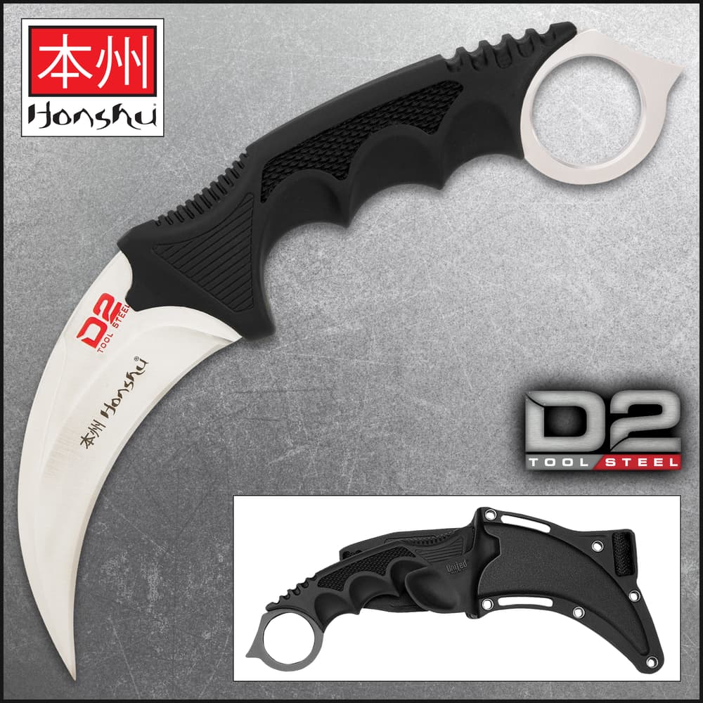 When you need an easily concealed, serious self-defense weapon, this karambit knife is exactly what you are looking for image number 0